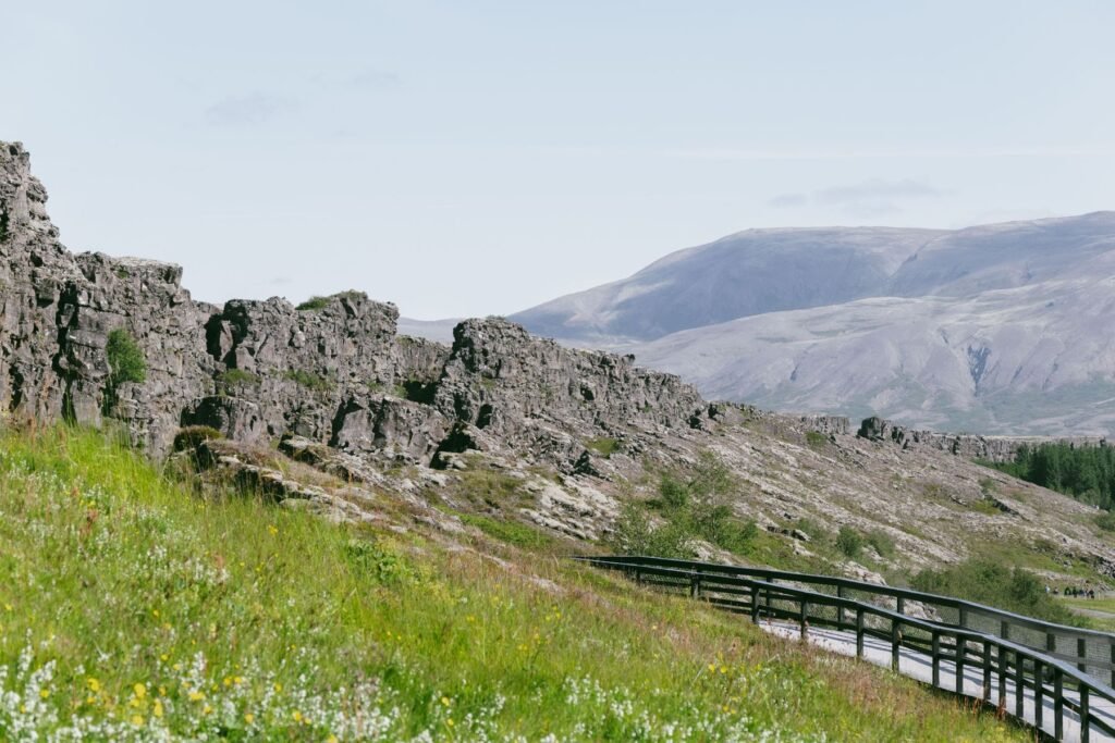 Kloof in Þingvellir