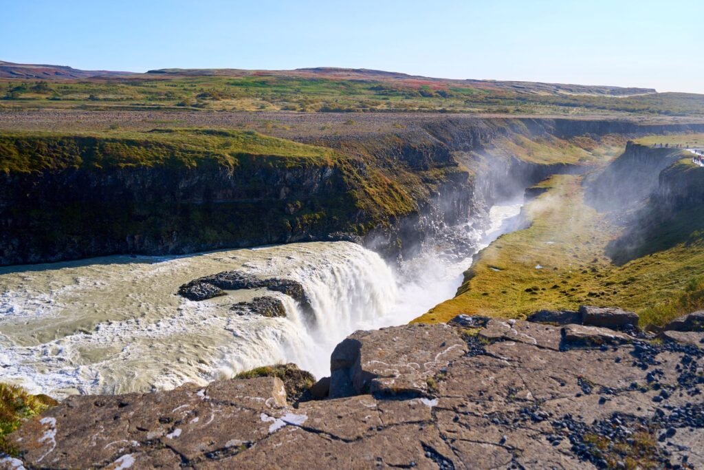 Gullfoss met mist