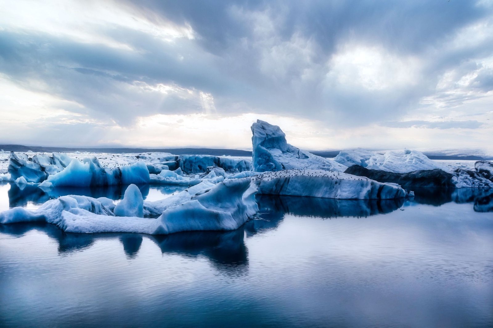 IJsbergen in Jökulsárlón