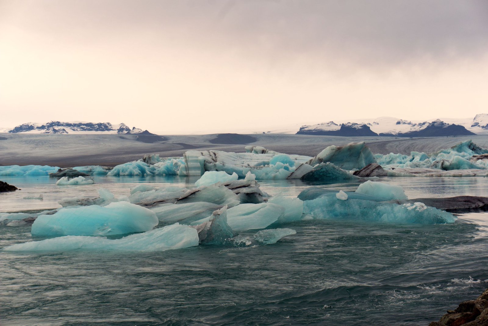 IJsbergen in Jökulsárlón