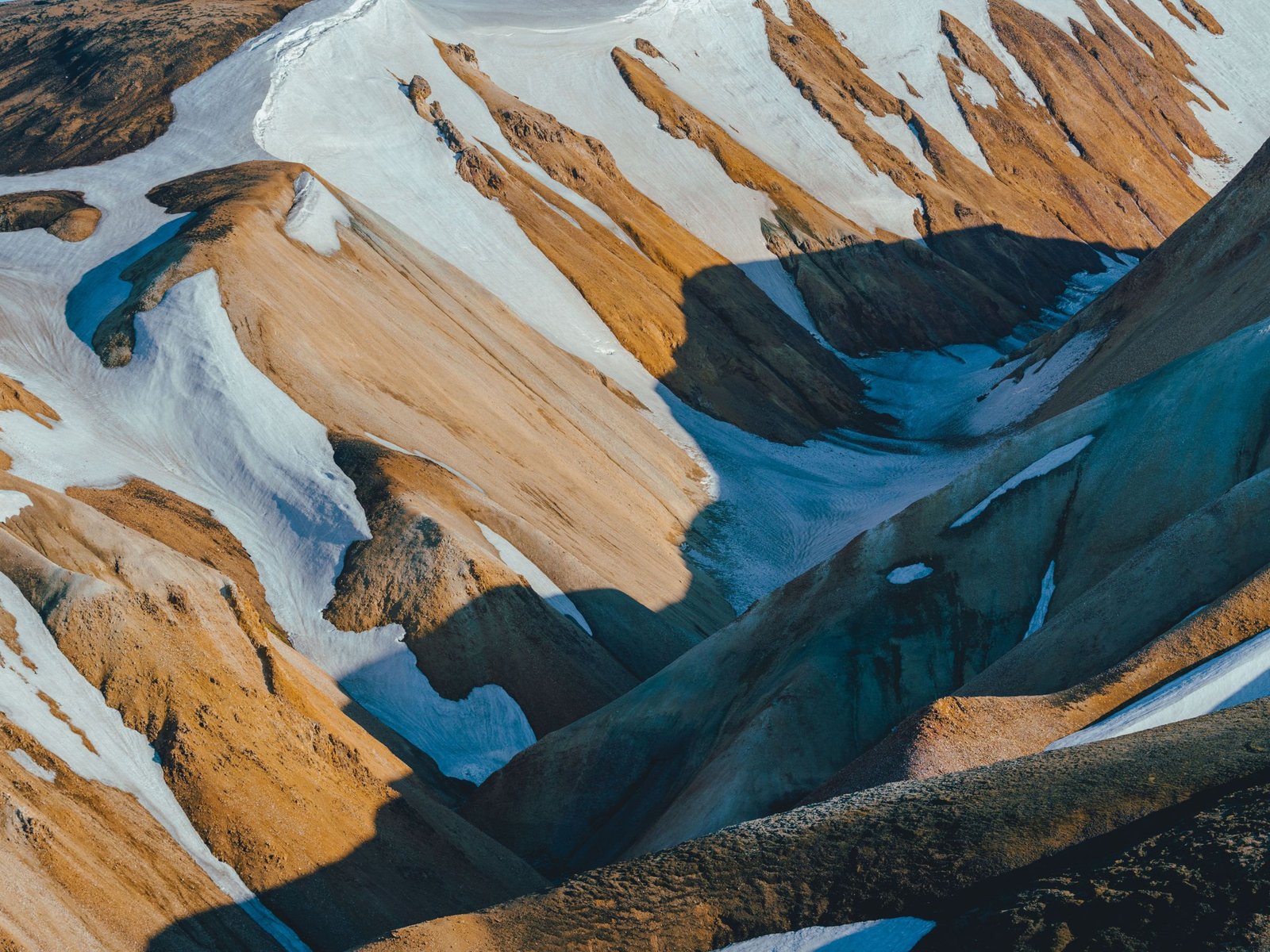 Landmannalaugar van bovenaf