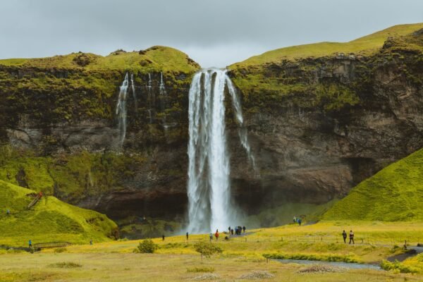 Seljalandsfoss in de zomer