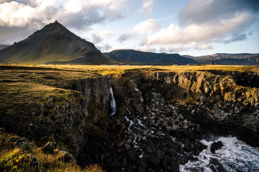 Kliffen op het schiereiland Snæfellsnes