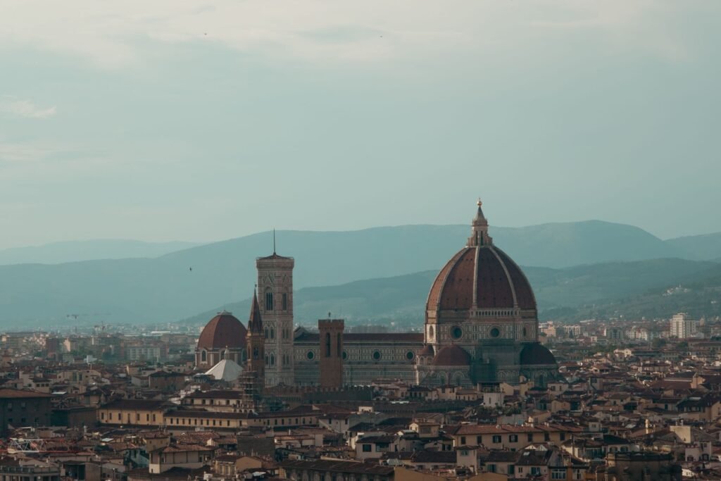 De koepel van de Duomo boven Florence