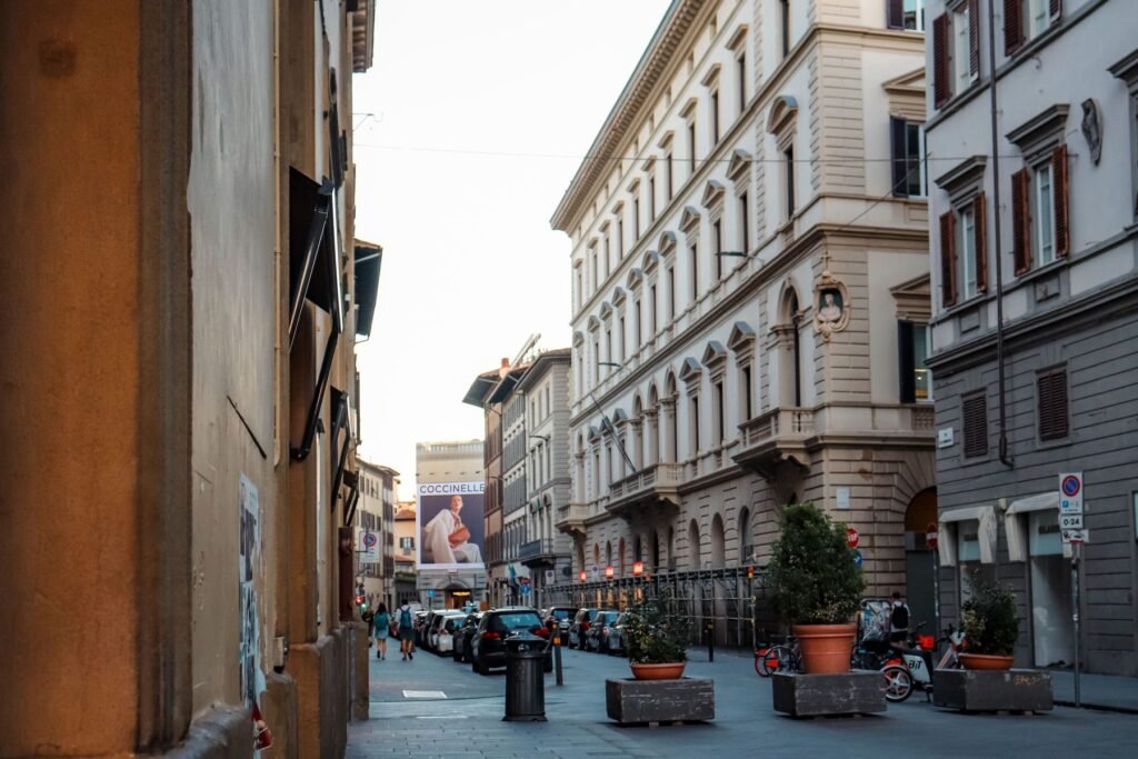 Straat in het centrum van Florence
