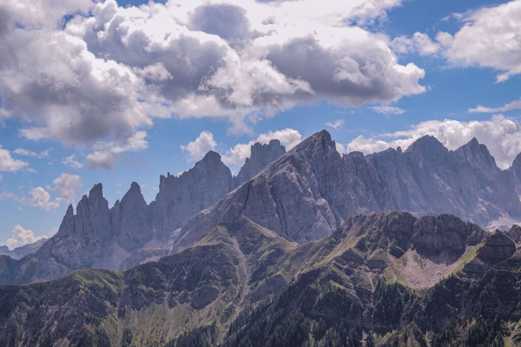 Bergtoppen in de Dolomieten
