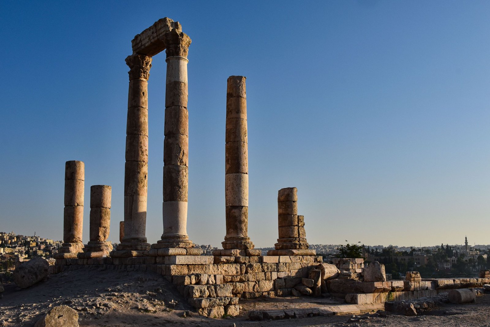 De Herculestempel op de citadel van Amman