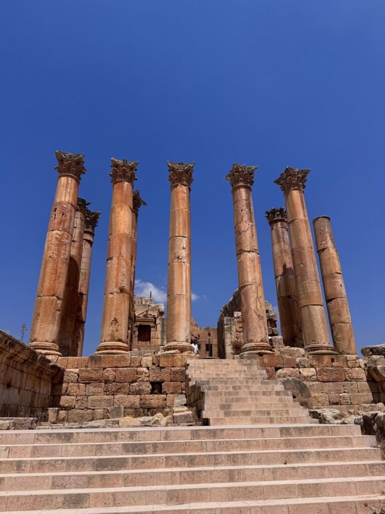 Trap naar de Artemistempel in Jerash