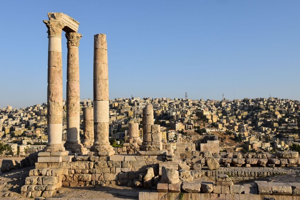 De Herculestempel op de citadel van Amman