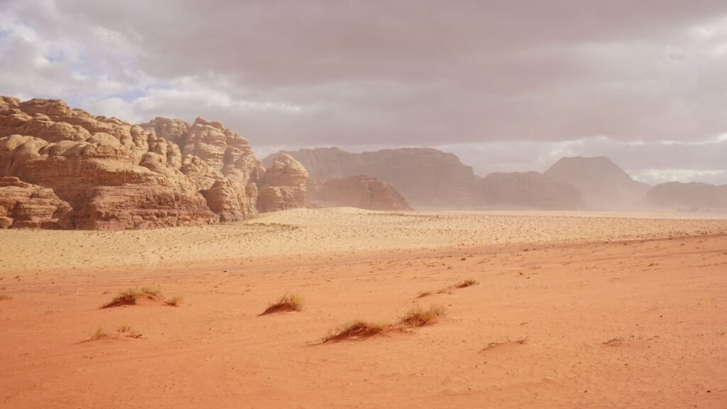 Woestijn van Wadi Rum