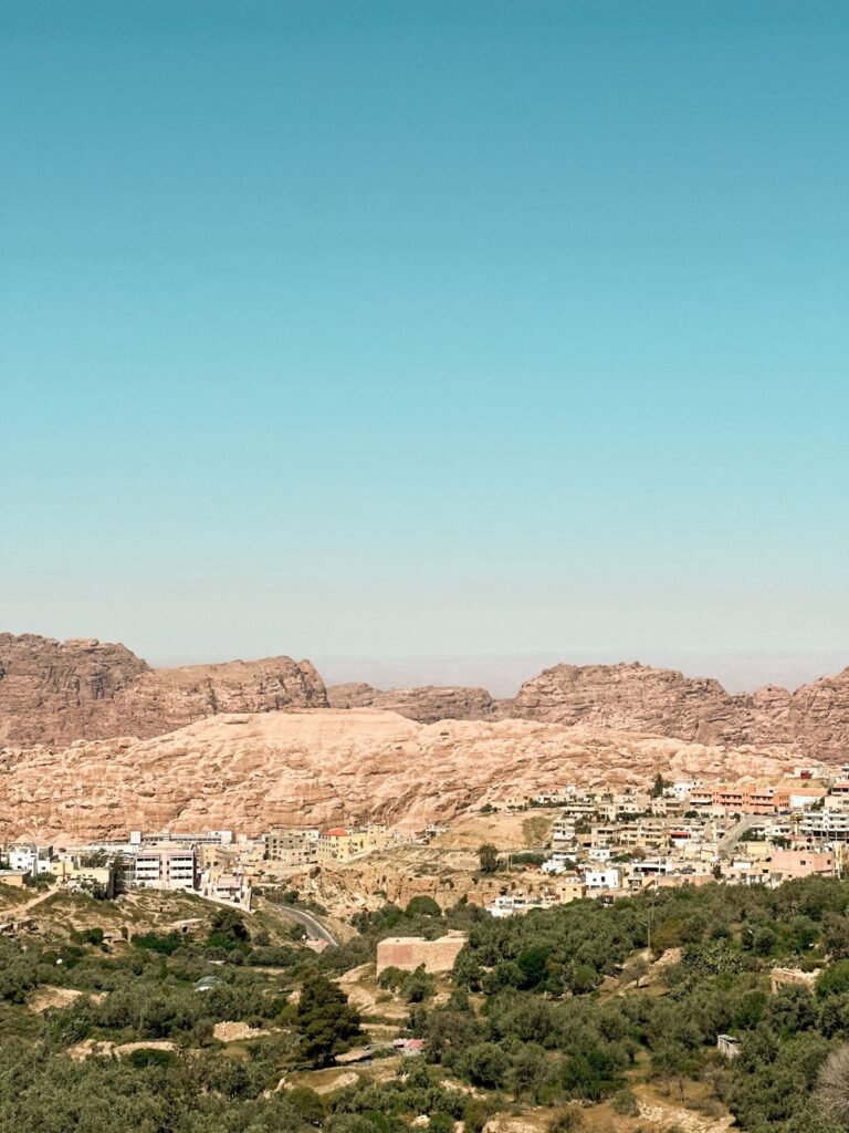 Uitzicht over de bergen in Jordanië