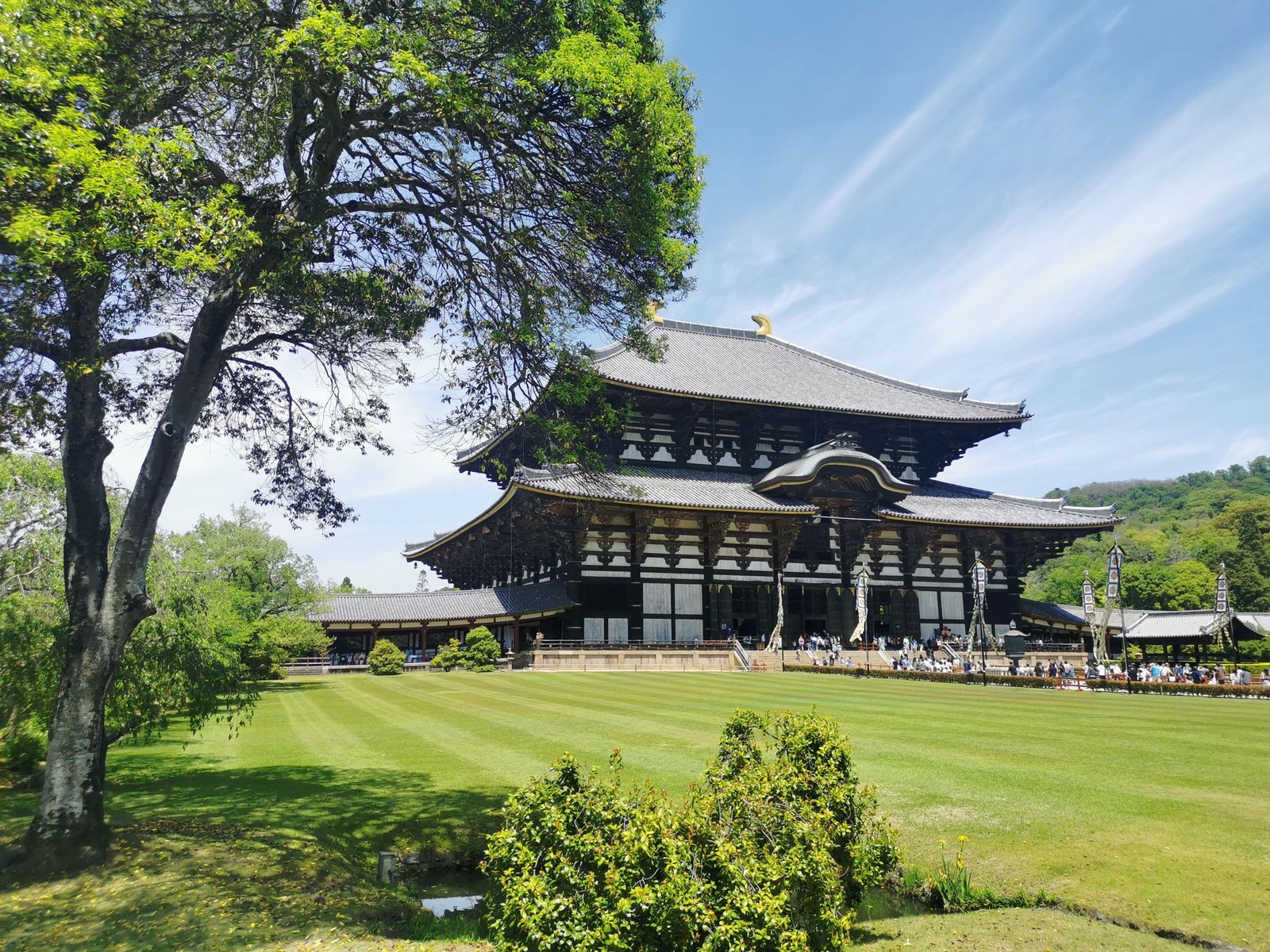 De Daibutsuden van Todaiji in Nara