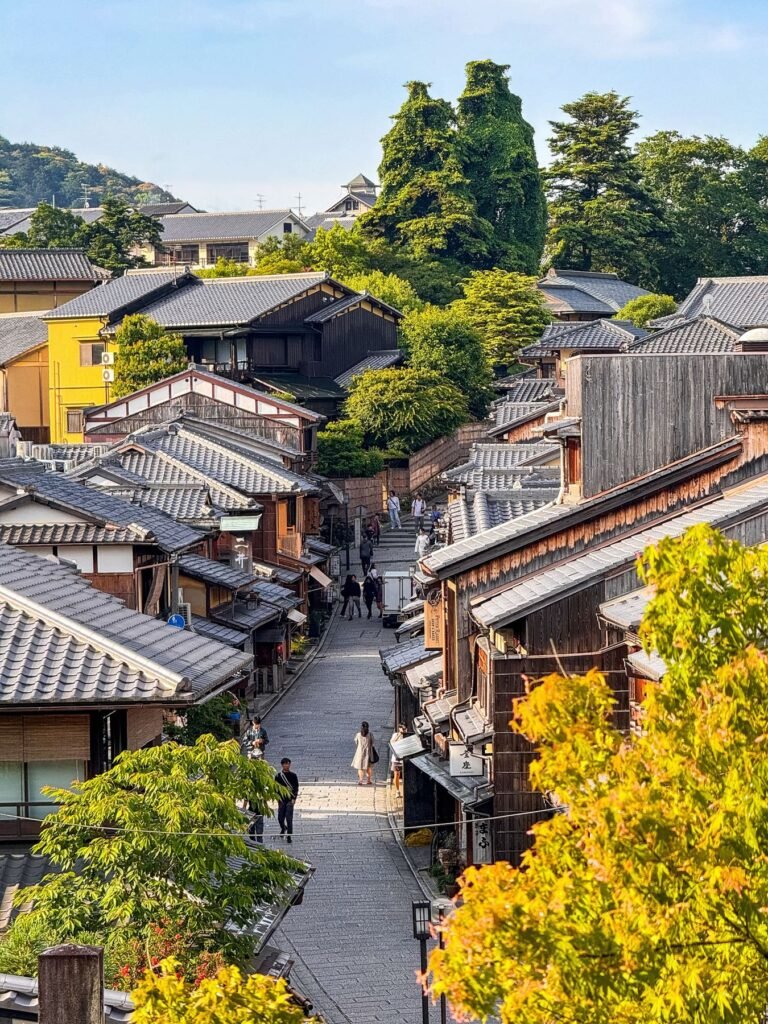 Historische straat in Kyoto