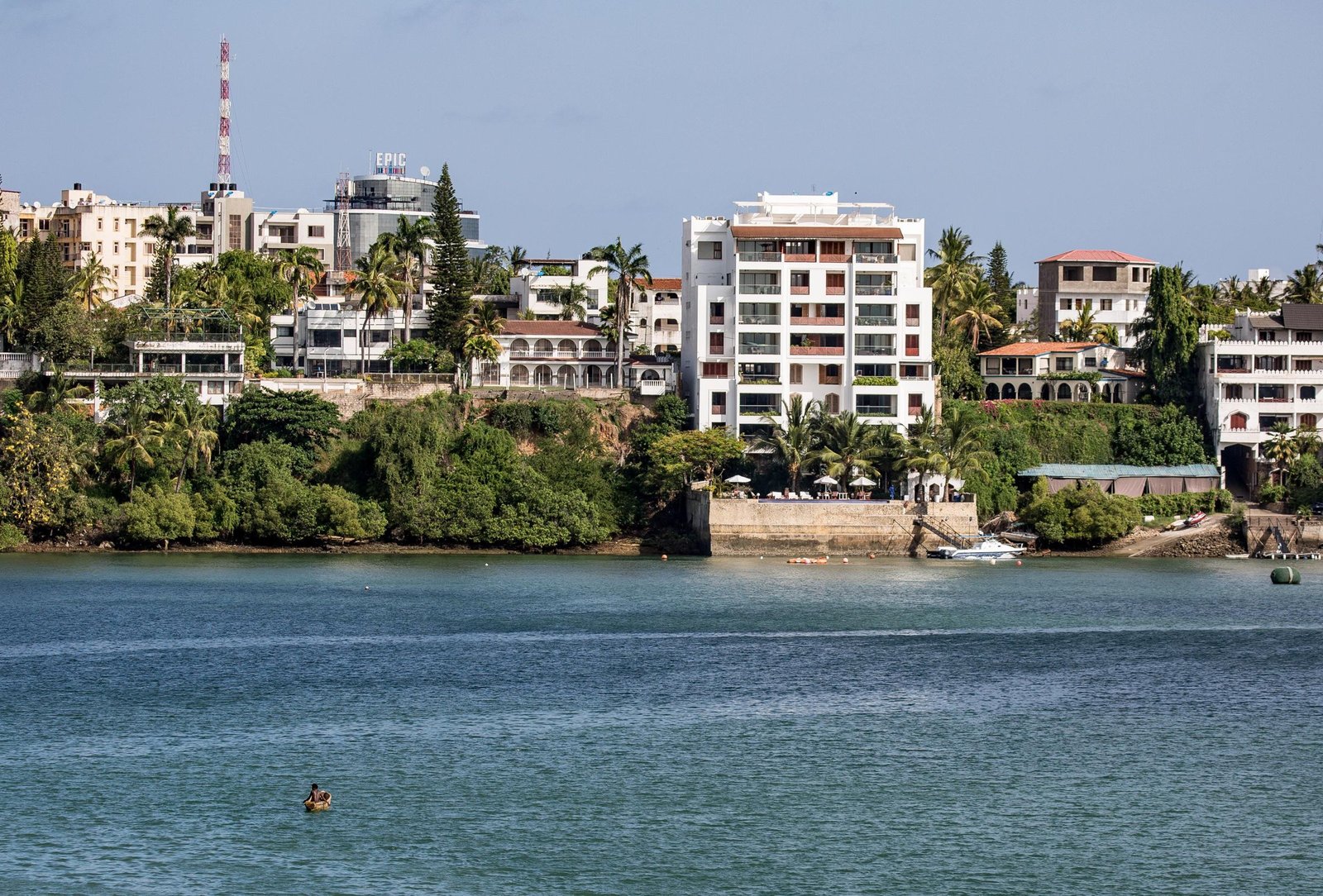 Waterkant van Mombasa