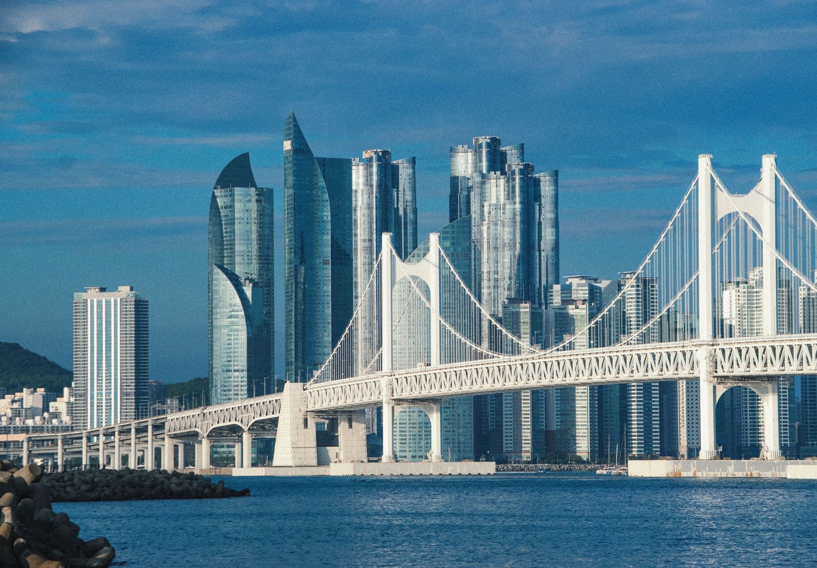 De Gwangan-brug in Busan
