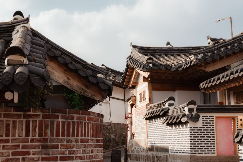 Hanok-huizen in Bukchon Hanok Village