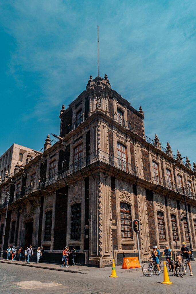 Klassieke architectuur in het centrum van Mexico-Stad