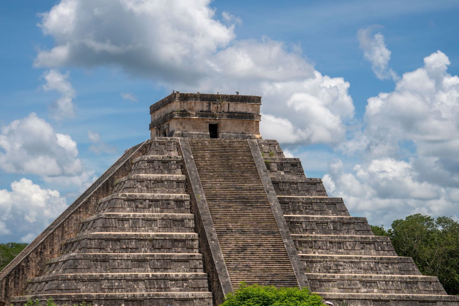 De piramide van Kukulcán in Chichén Itzá
