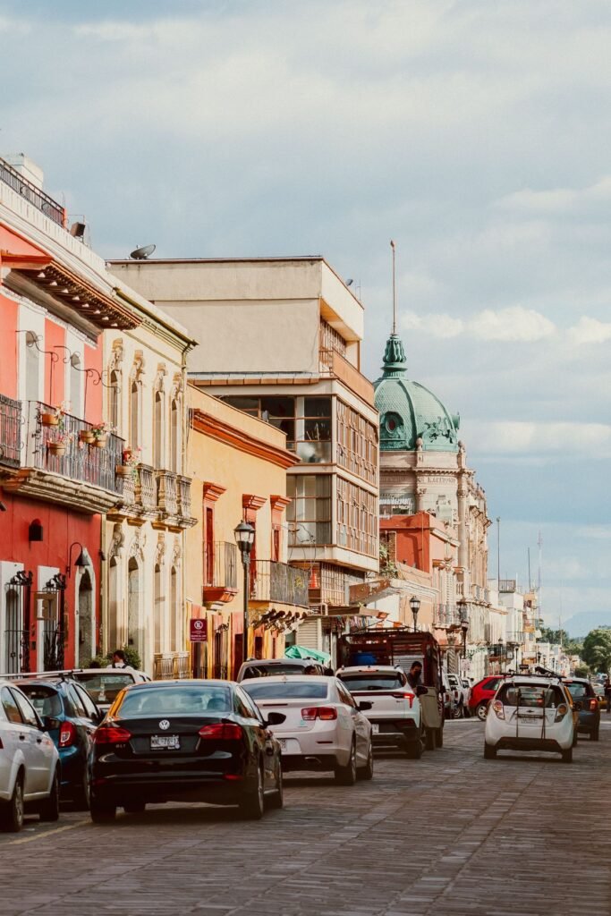 Kleurrijke straat in Oaxaca
