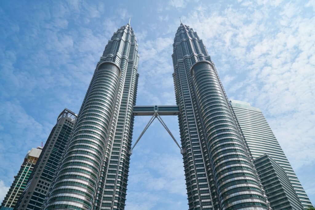 De Petronas Towers met de skybridge