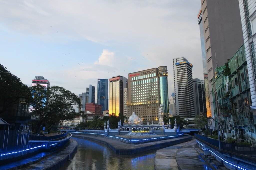De samenvloeiing bij Masjid Jamek