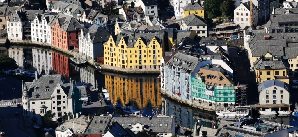 Jugendstilhuizen in Ålesund