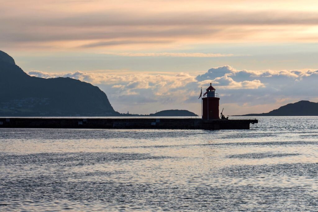 Vuurtoren bij Ålesund