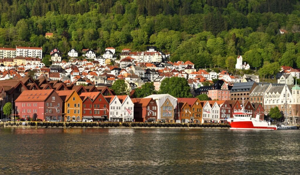 Bryggen aan het water