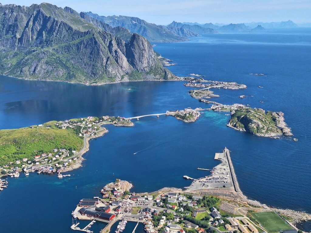 De Lofoten van bovenaf