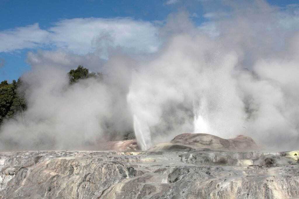 Geiser bij Rotorua