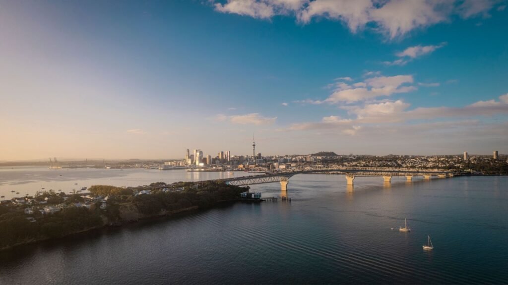 De Harbour Bridge van Auckland