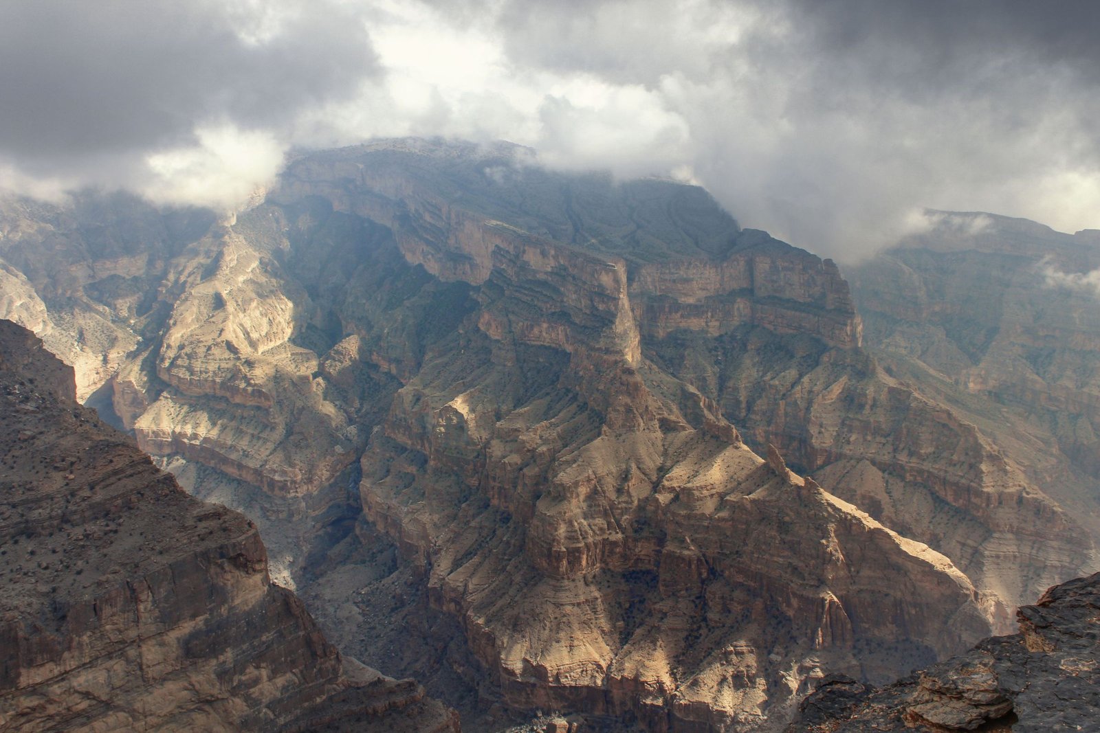 Uitzicht vanaf Jabal Shams