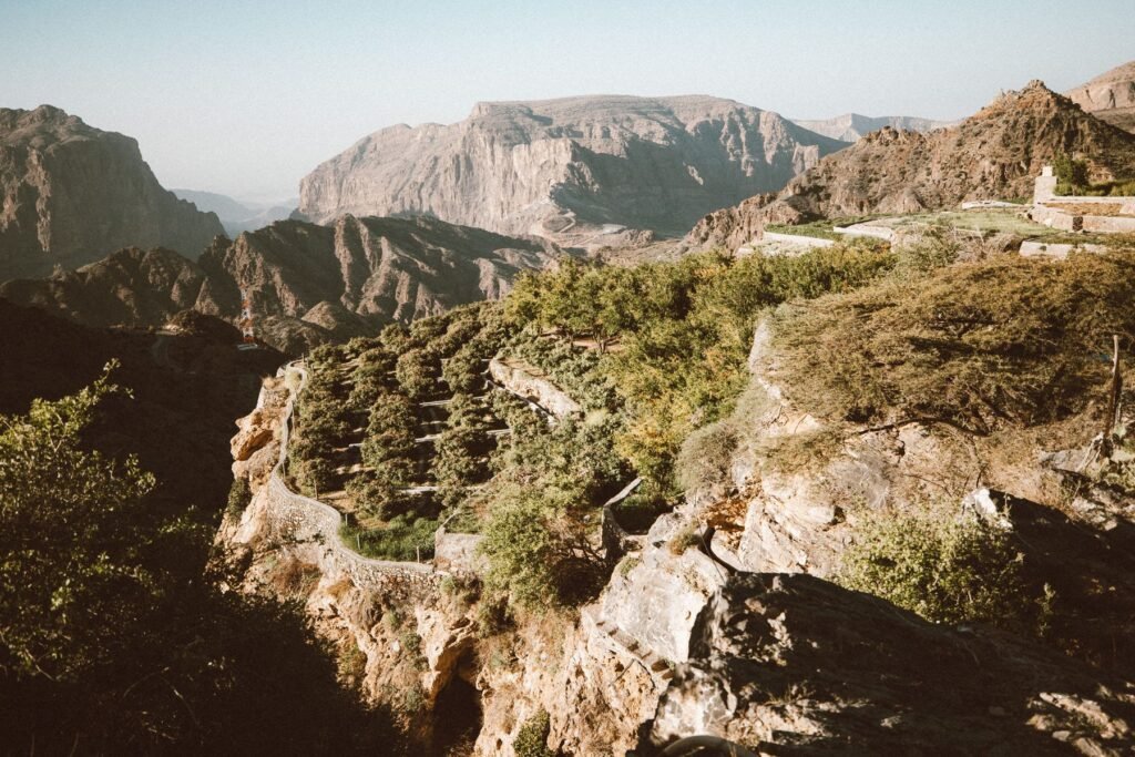 Terrassen op Jebel Akhdar