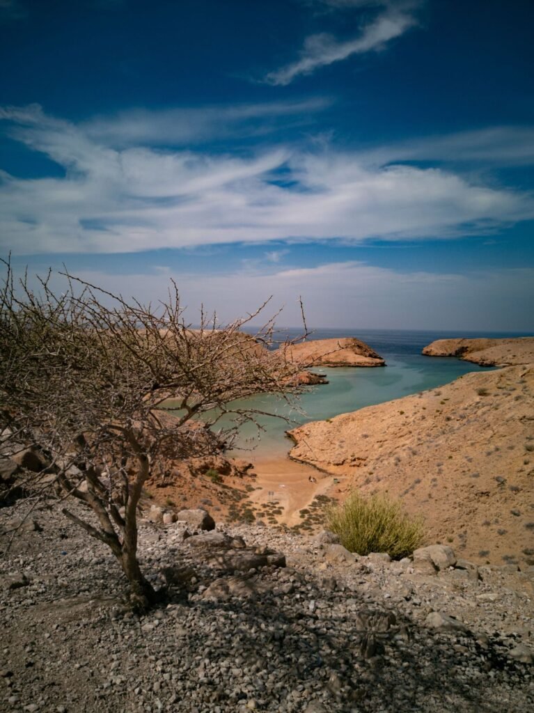 Bandar Khayran aan de kust bij Muscat
