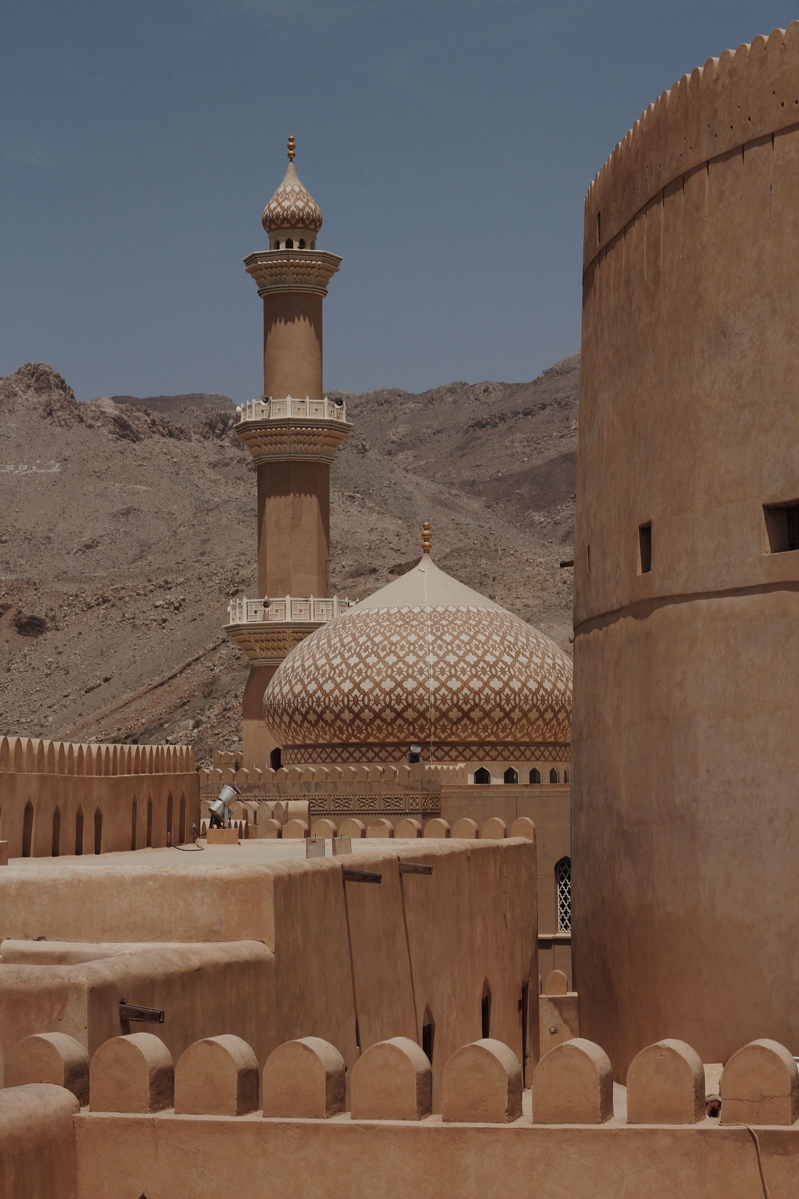 Nizwa Fort en de moskee