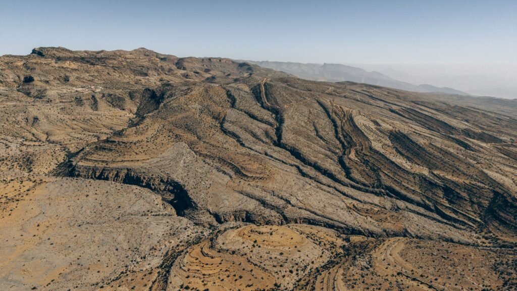 Ruig berglandschap in Oman