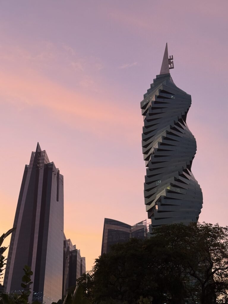 Terminal van luchthaven Tocumen bij Panama-Stad