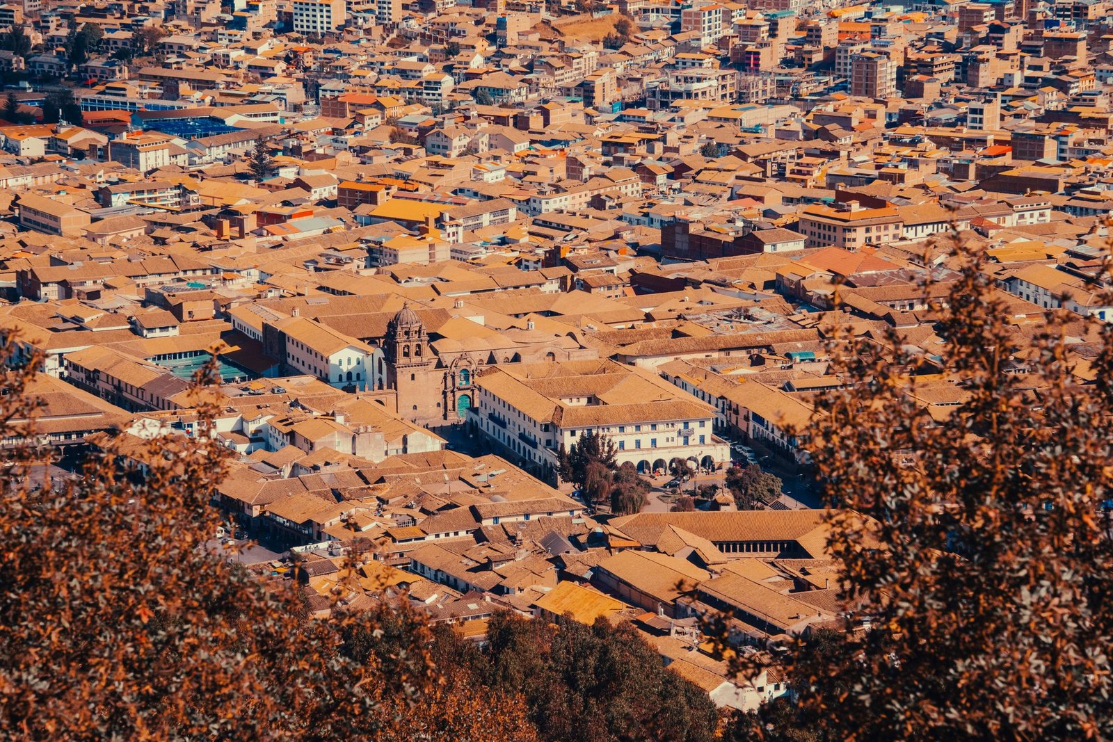 Uitzicht over de daken van Cusco