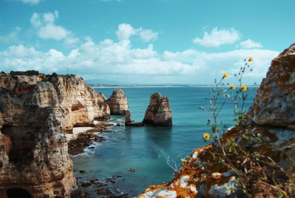 Kliffen bij Ponta da Piedade