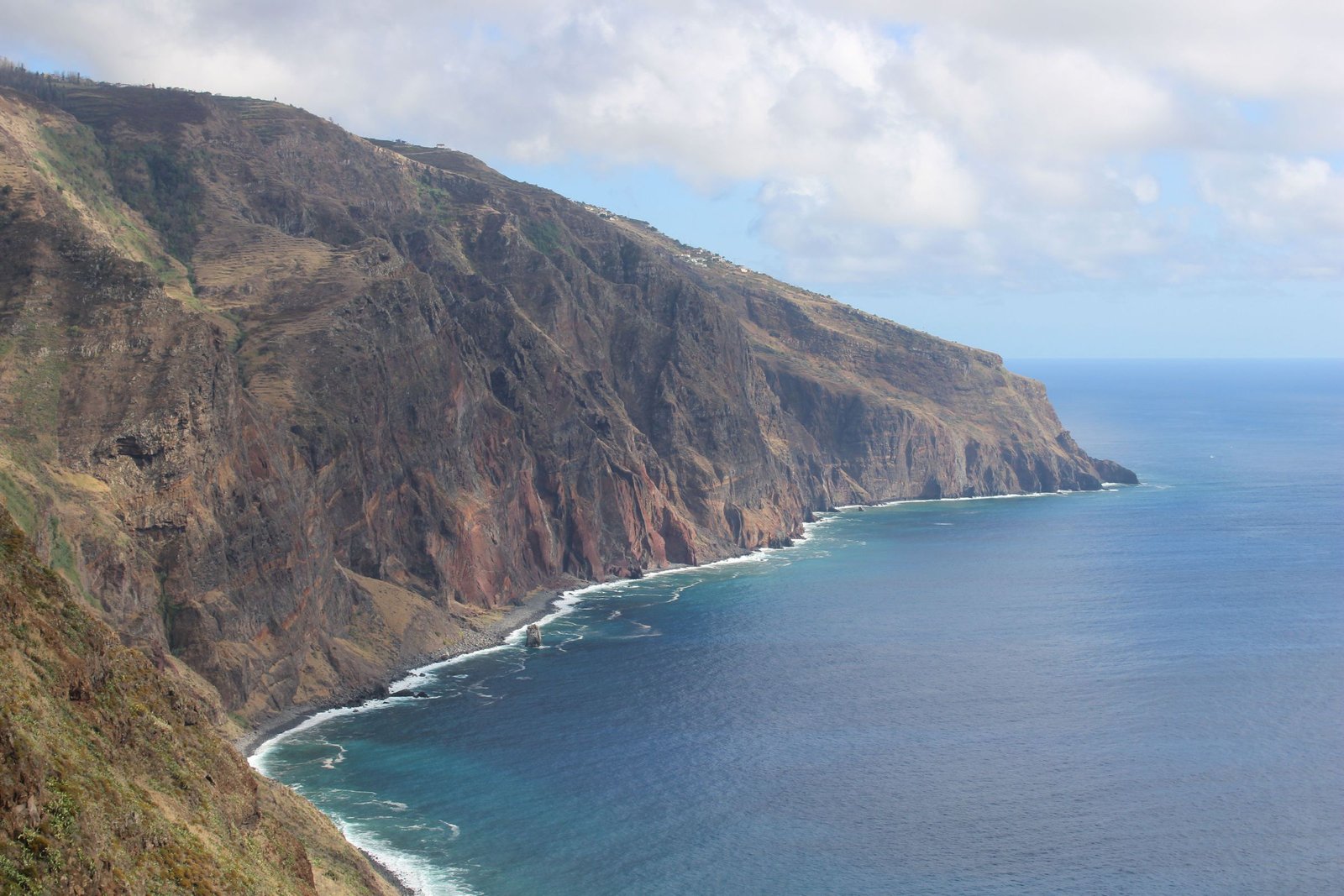 Steile kust van Madeira