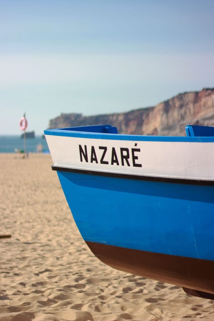 Boot met de naam Nazaré