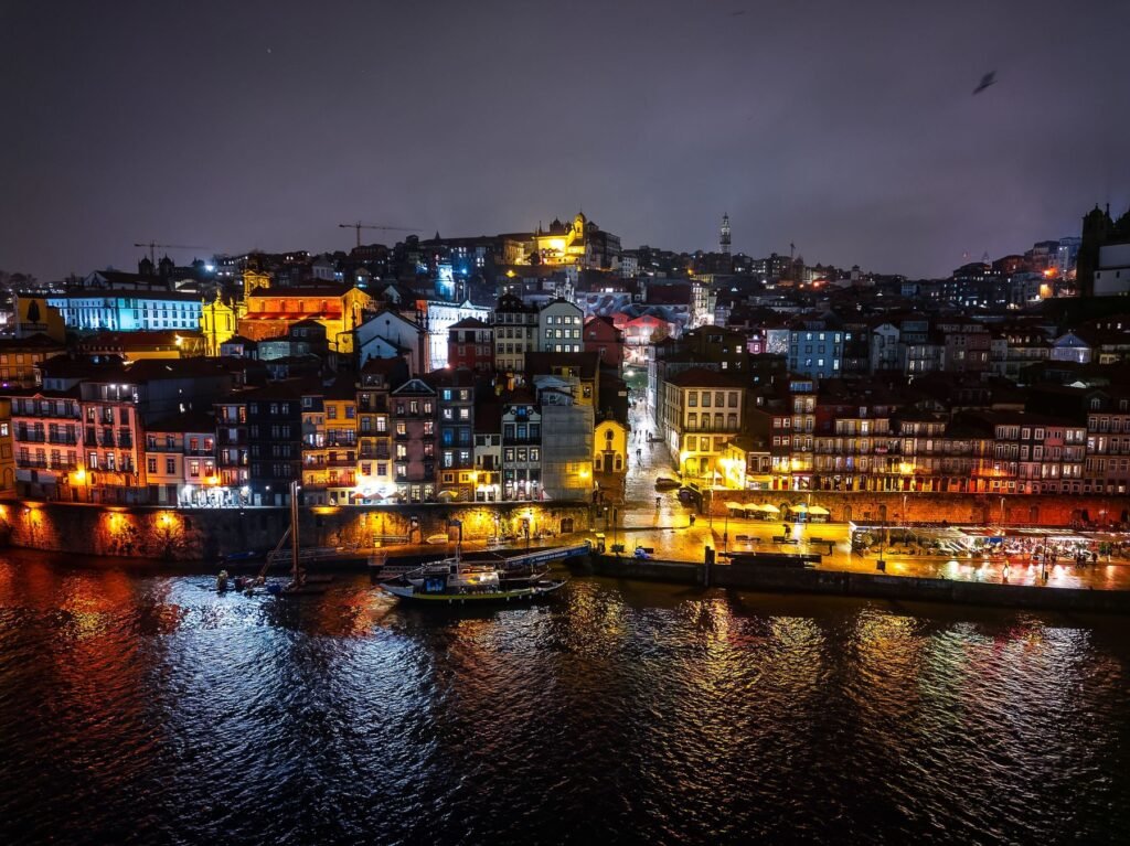 Porto bij nacht