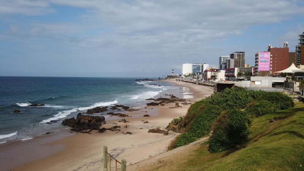 Strand en boulevard van Gqeberha (Port Elizabeth)
