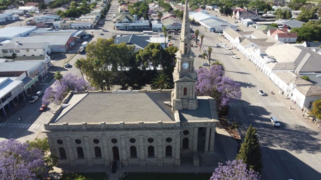 De Strooidakkerk in het centrum van Paarl