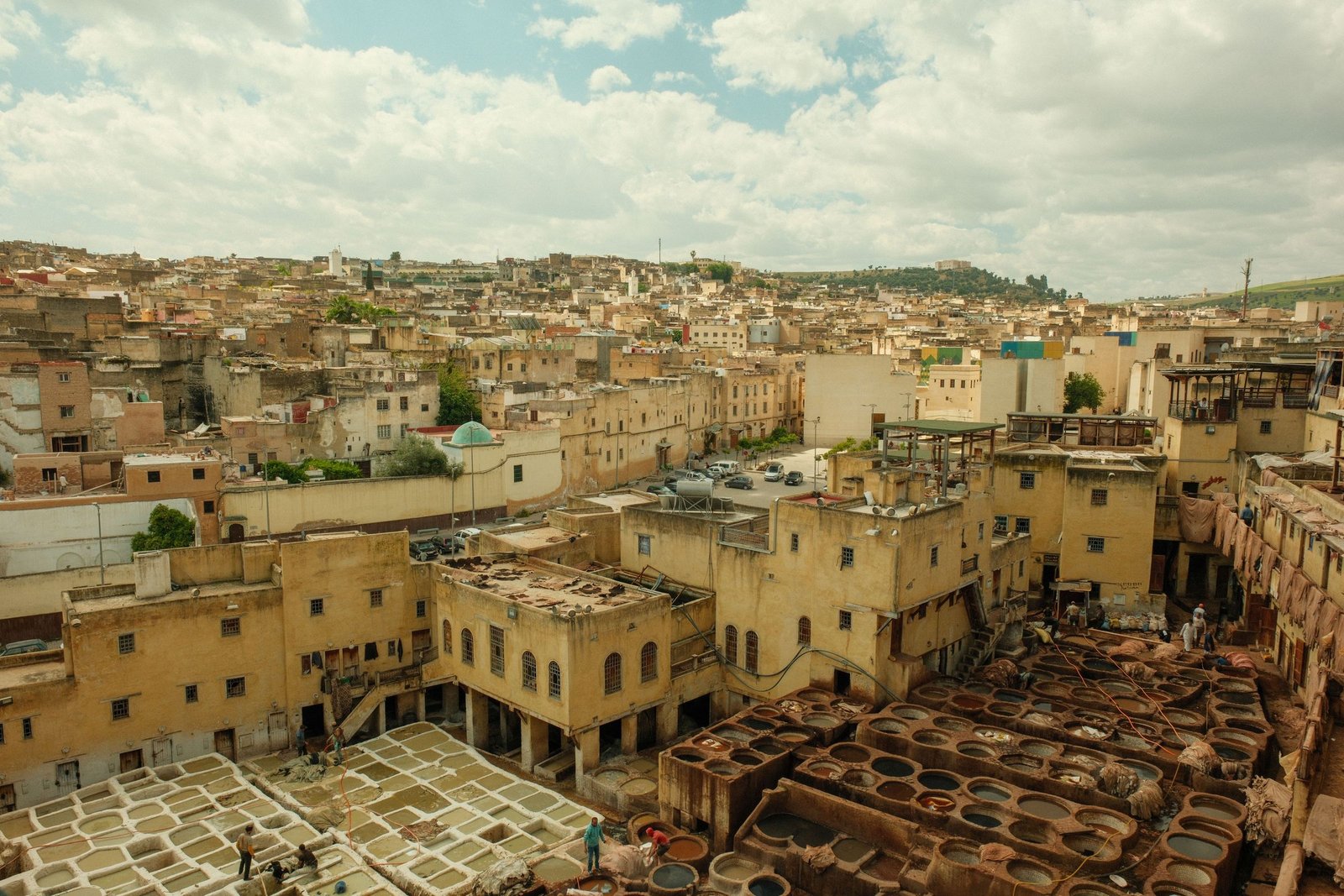 De looierij en medina van Fez