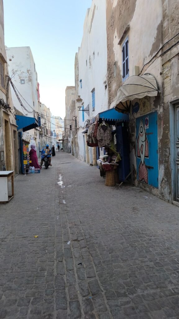 Straat in de medina van Essaouira
