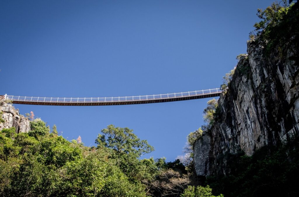 Hangbrug bij de Graskop Gorge