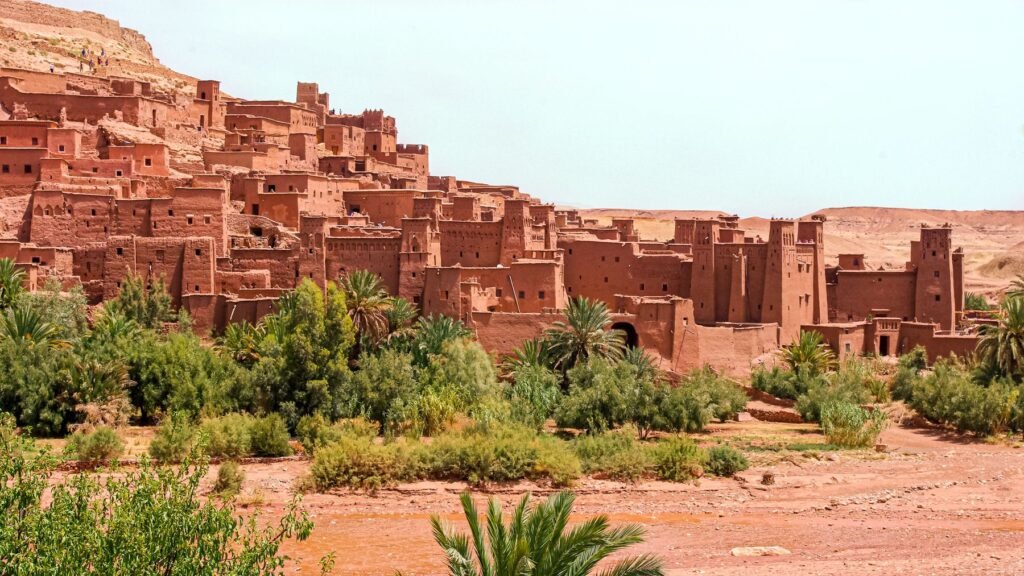 Aït Benhaddou boven de rivier