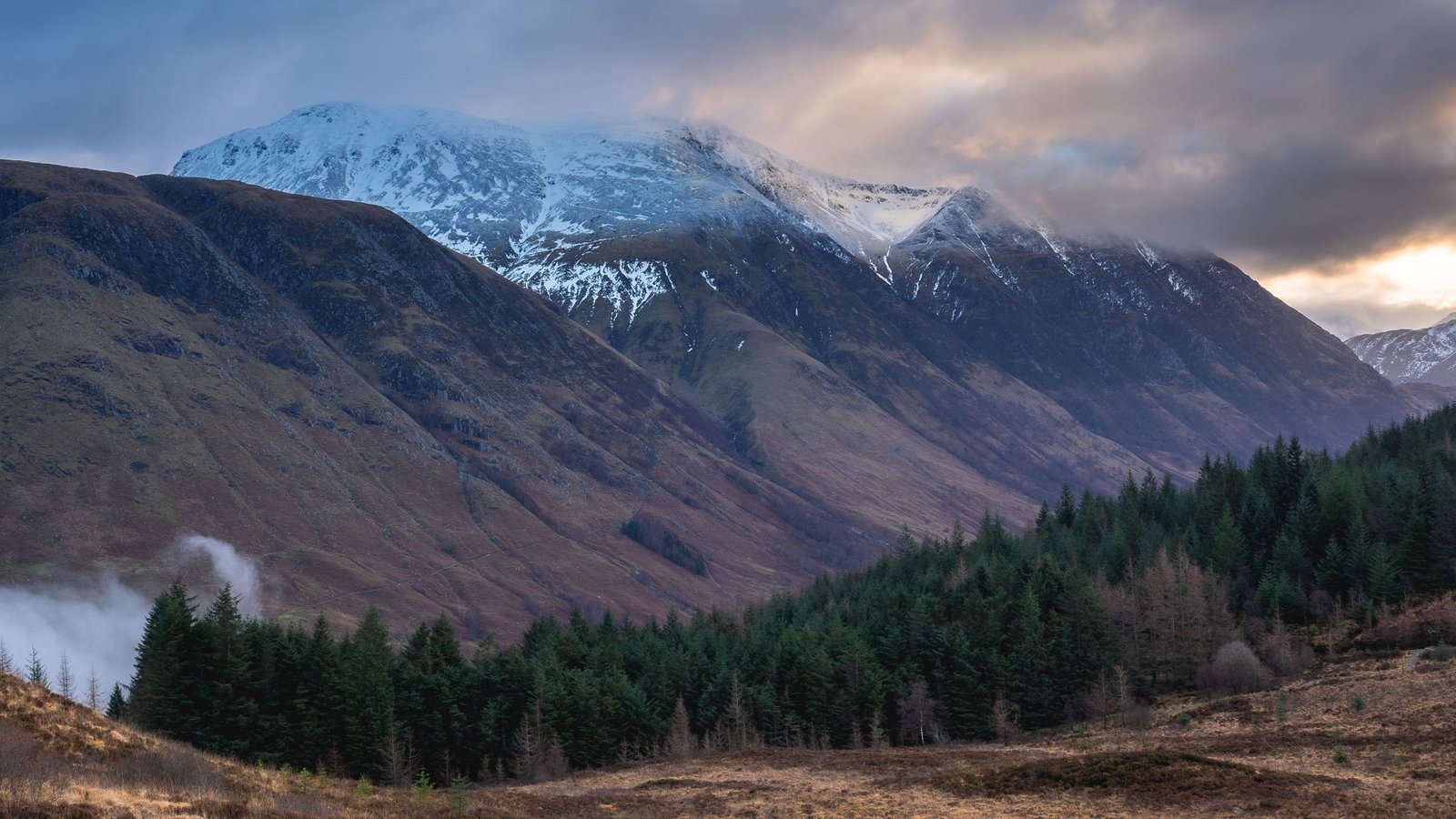 Ben Nevis met sneeuw