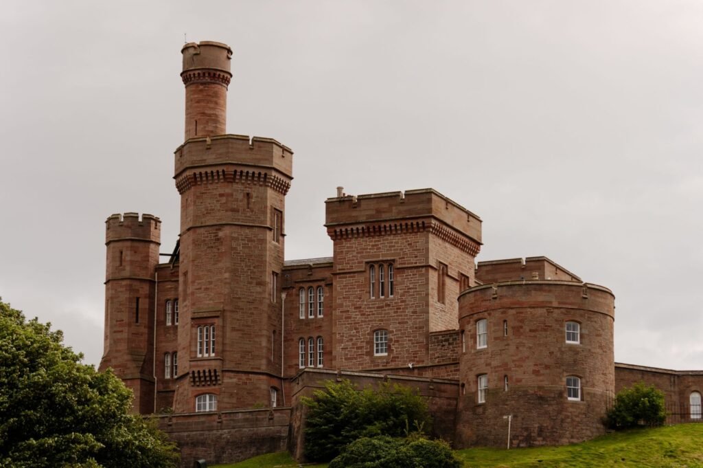 Inverness Castle van rode zandsteen